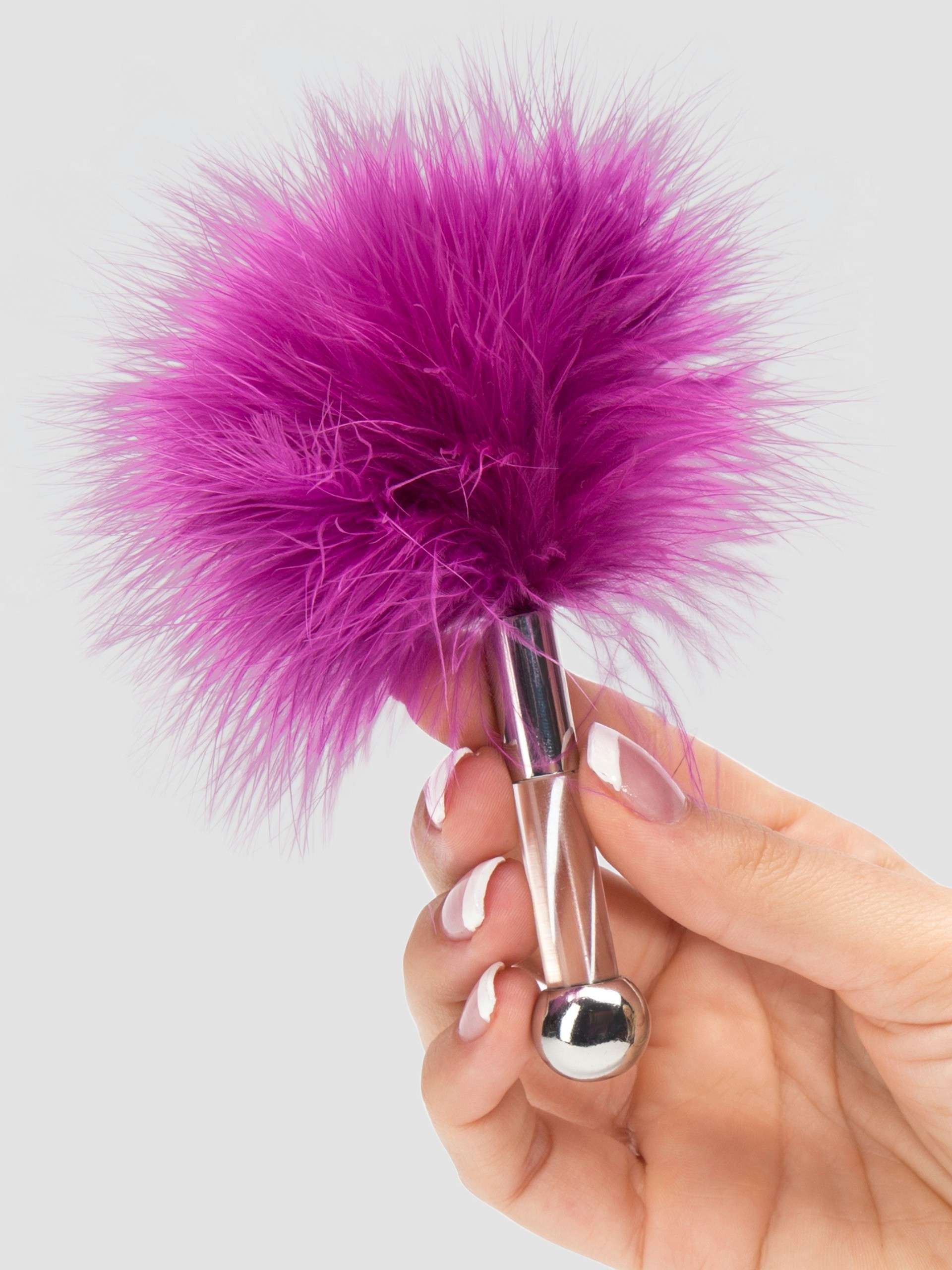 Lovehoney Mini Feather Tickler, Purple, hi-res