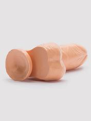 Si Novelties Extra Thick Suction Cup Dildo with Balls 8 Inch, Flesh Pink, hi-res