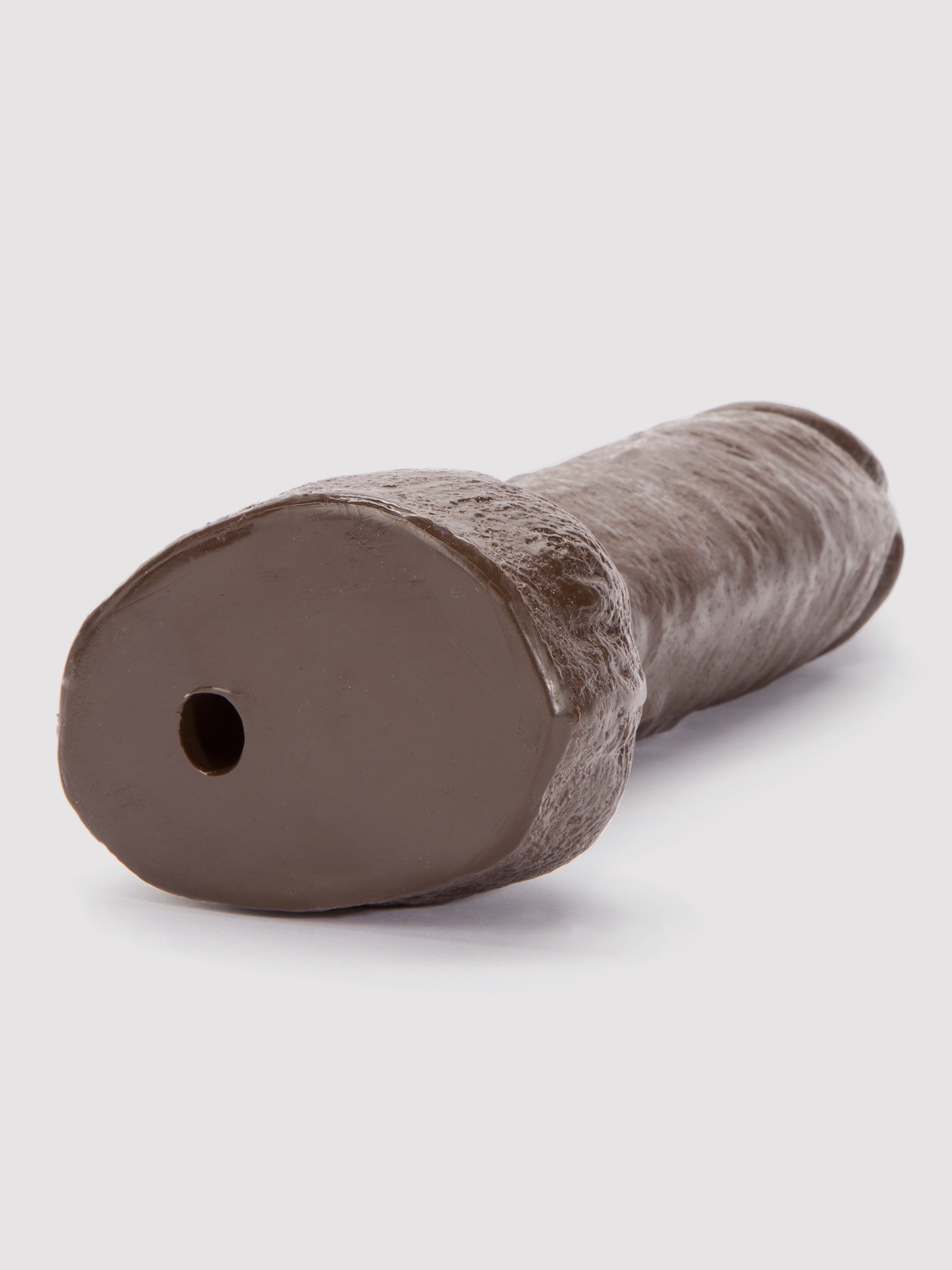 Doc Johnson Vac-U-Lock Hung Dildo Attachment 10 Inch, Flesh Brown, hi-res