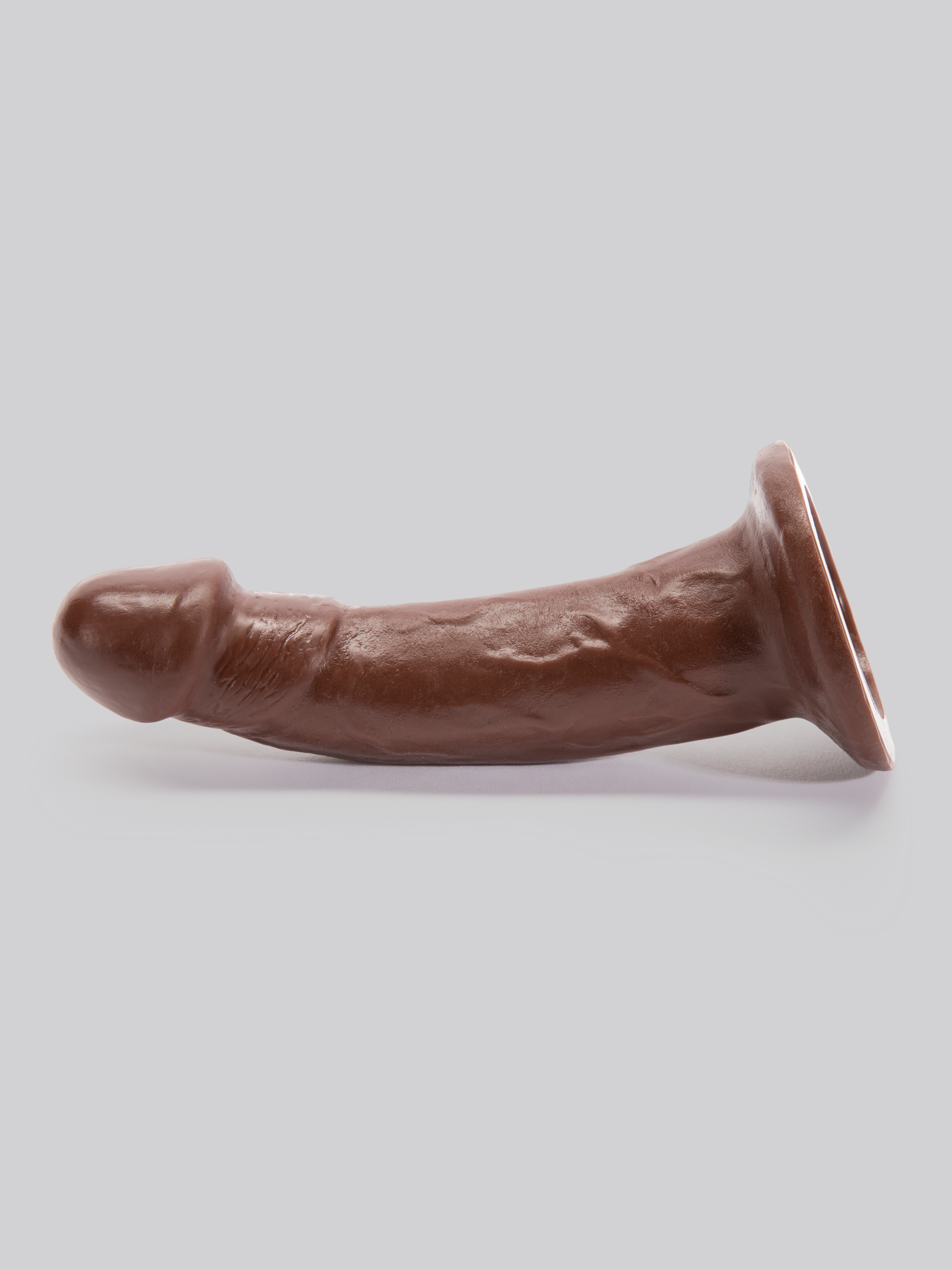 Vixen Mustang VixSkin Realistic Suction Cup Dildo 7 Inch, Flesh Brown, hi-res
