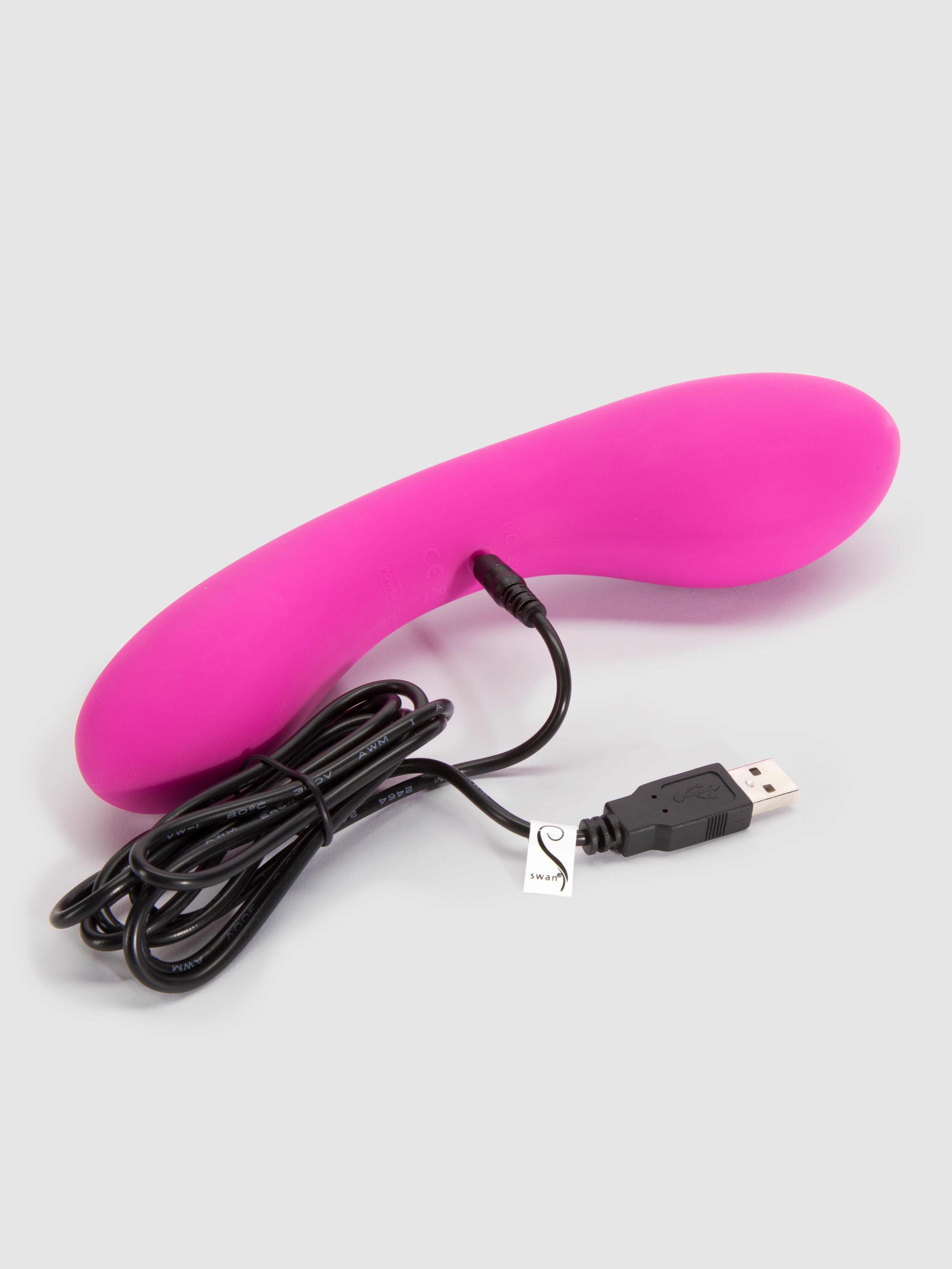 The Swan Wand Rechargeable Powerful Wand Vibrator, Pink, hi-res