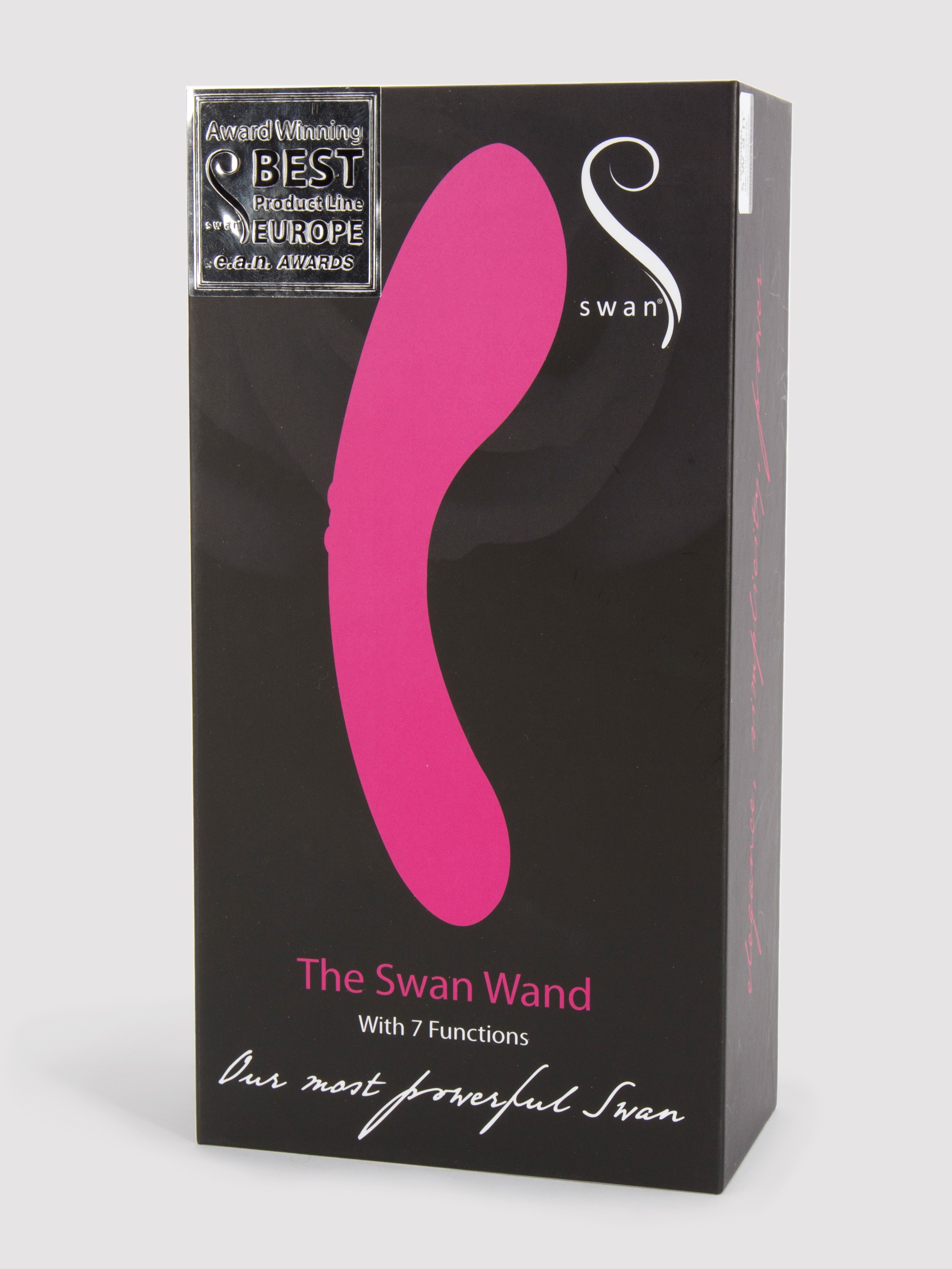The Swan Wand Rechargeable Powerful Wand Vibrator, Pink, hi-res