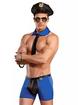 Male Power Sexy Cop Costume, Blue, hi-res