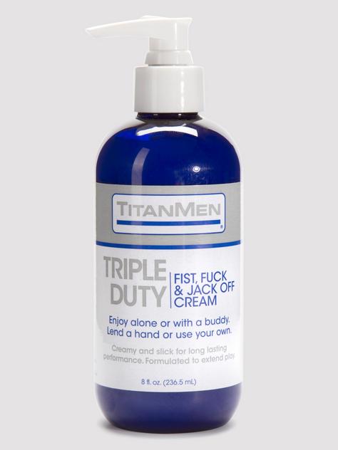 Doc Johnson TitanMen Triple Duty Fisting Cream 8 fl oz, , hi-res