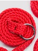 Bondage Boutique Soft Bondage Rope Restraints, Red, hi-res