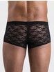 LHM All Over Lace Boxer Shorts, Black, hi-res