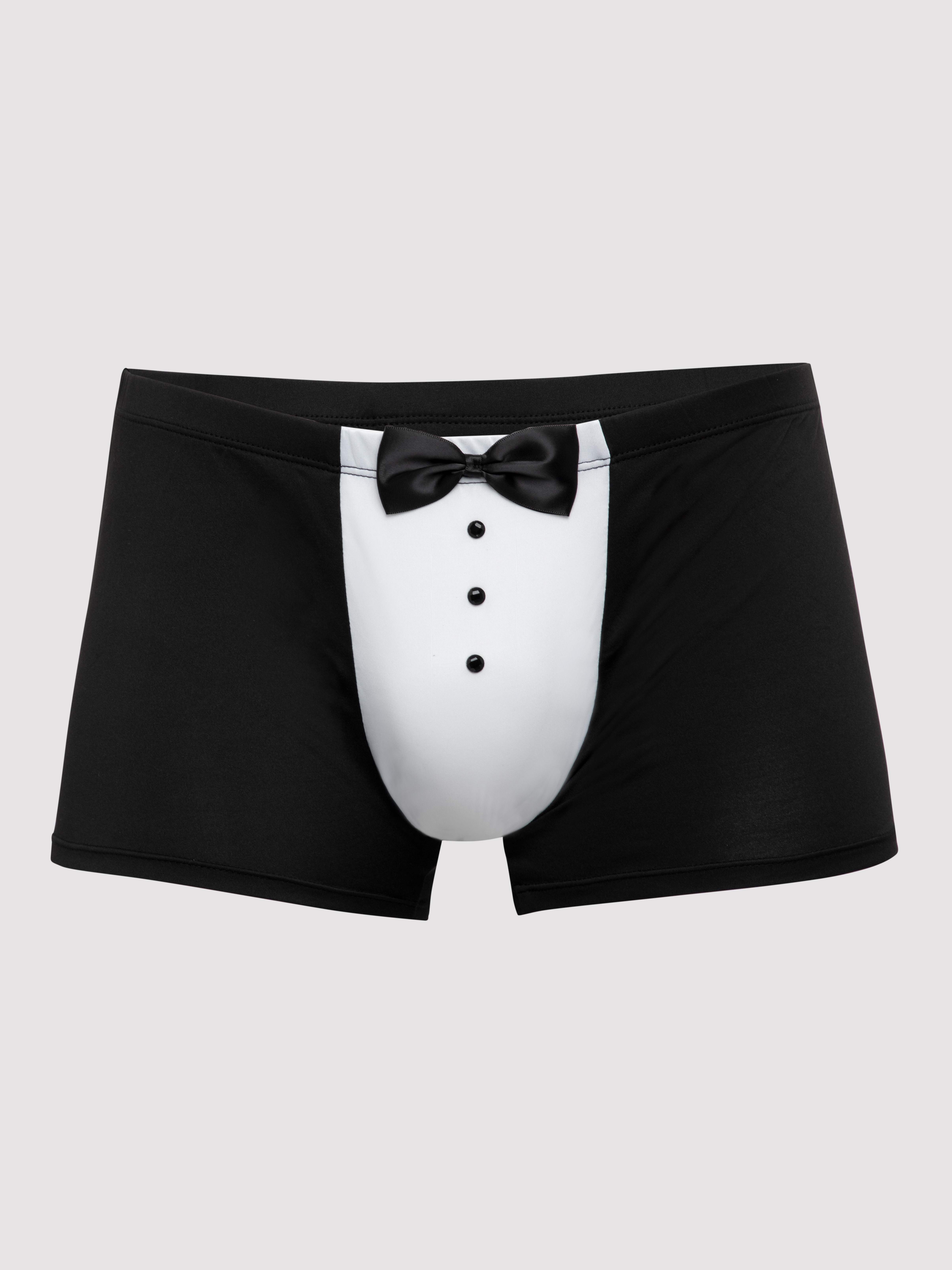 LHM Tuxedo Boxer Shorts, Black, hi-res