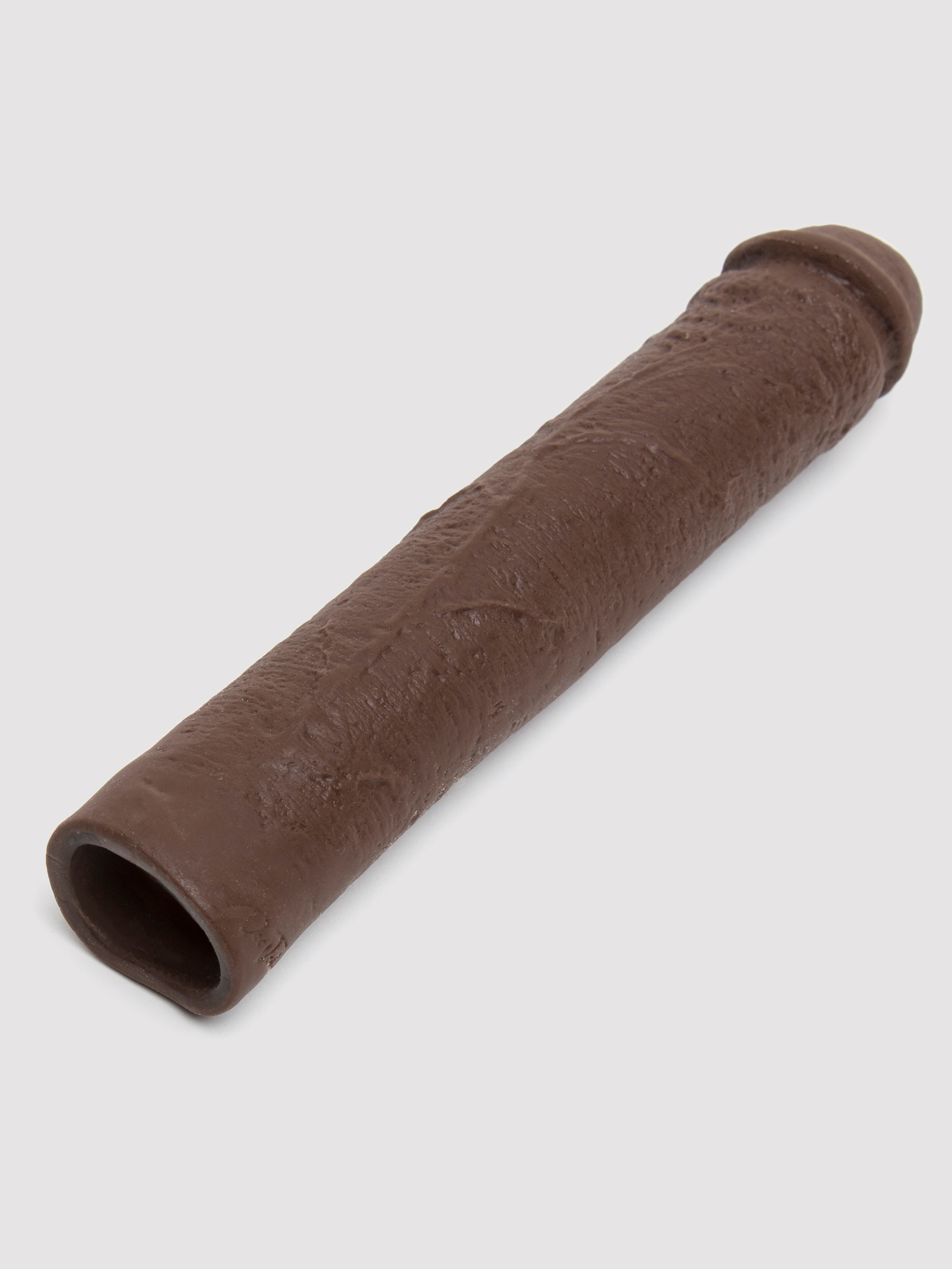 Doc Johnson Customizable Real Feel Penis Extender Kit 9 Inch, Flesh Brown, hi-res