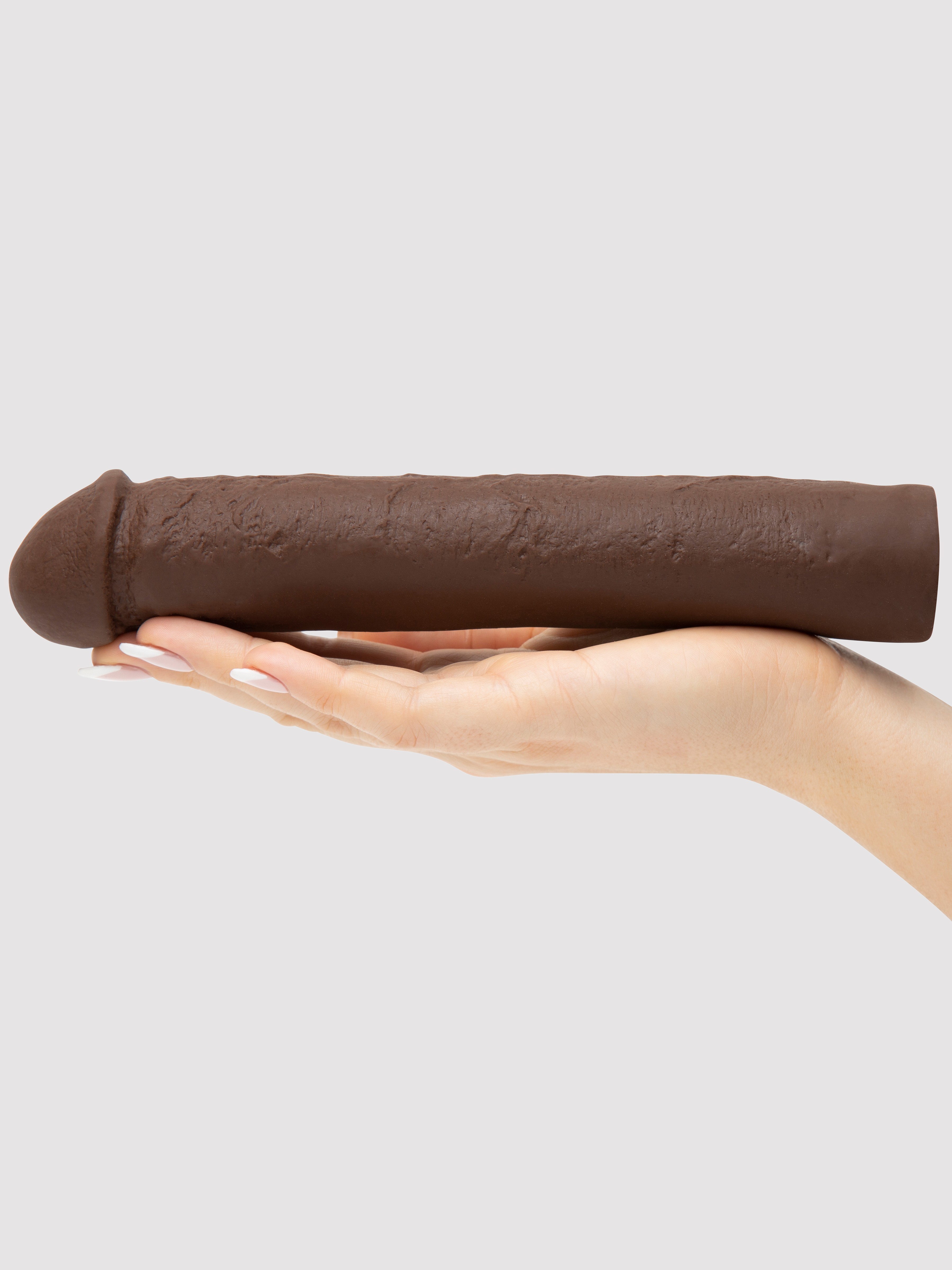 Doc Johnson Customizable Real Feel Penis Extender Kit 9 Inch, Flesh Brown, hi-res