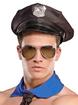 Male Power Police Hat, Black, hi-res