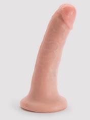 King Cock Ultra Realistic Suction Cup Dildo 6.5 Inch, Flesh Pink, hi-res