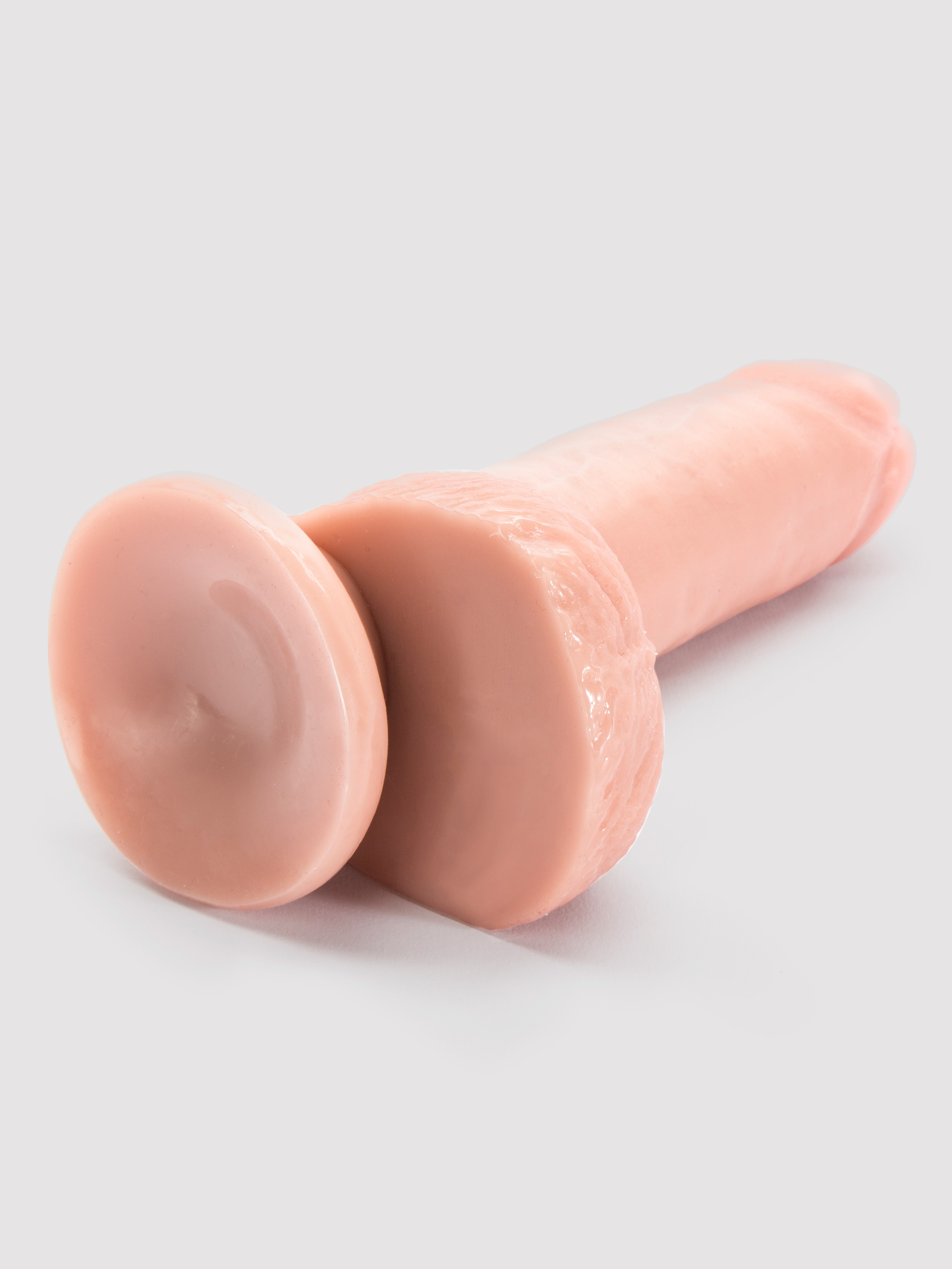 King Cock Ultra Realistic Suction Cup Dildo with Balls 5.5 Inch, Flesh Pink, hi-res