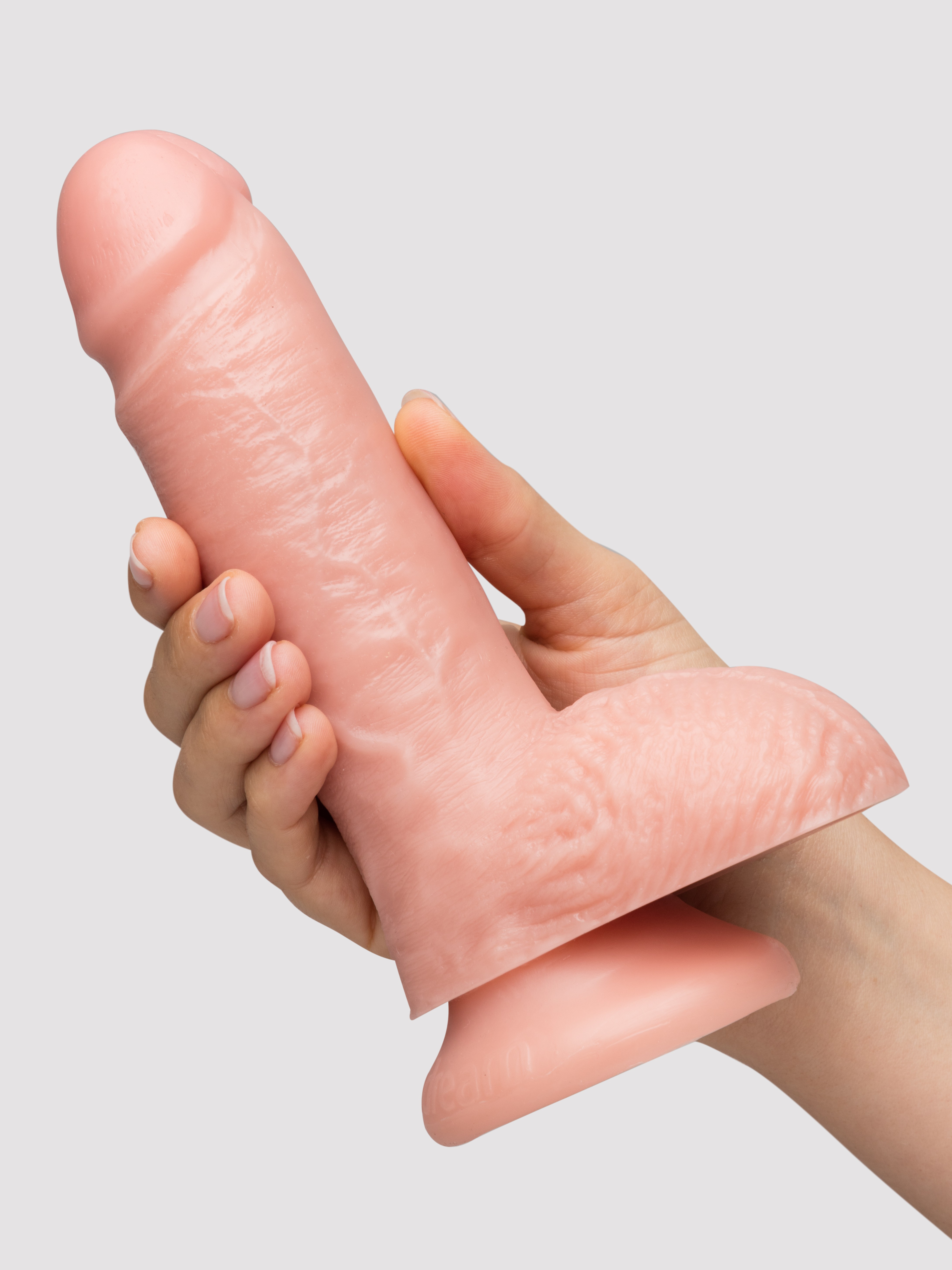 King Cock Ultra Realistic Suction Cup Dildo with Balls 5.5 Inch, Flesh Pink, hi-res
