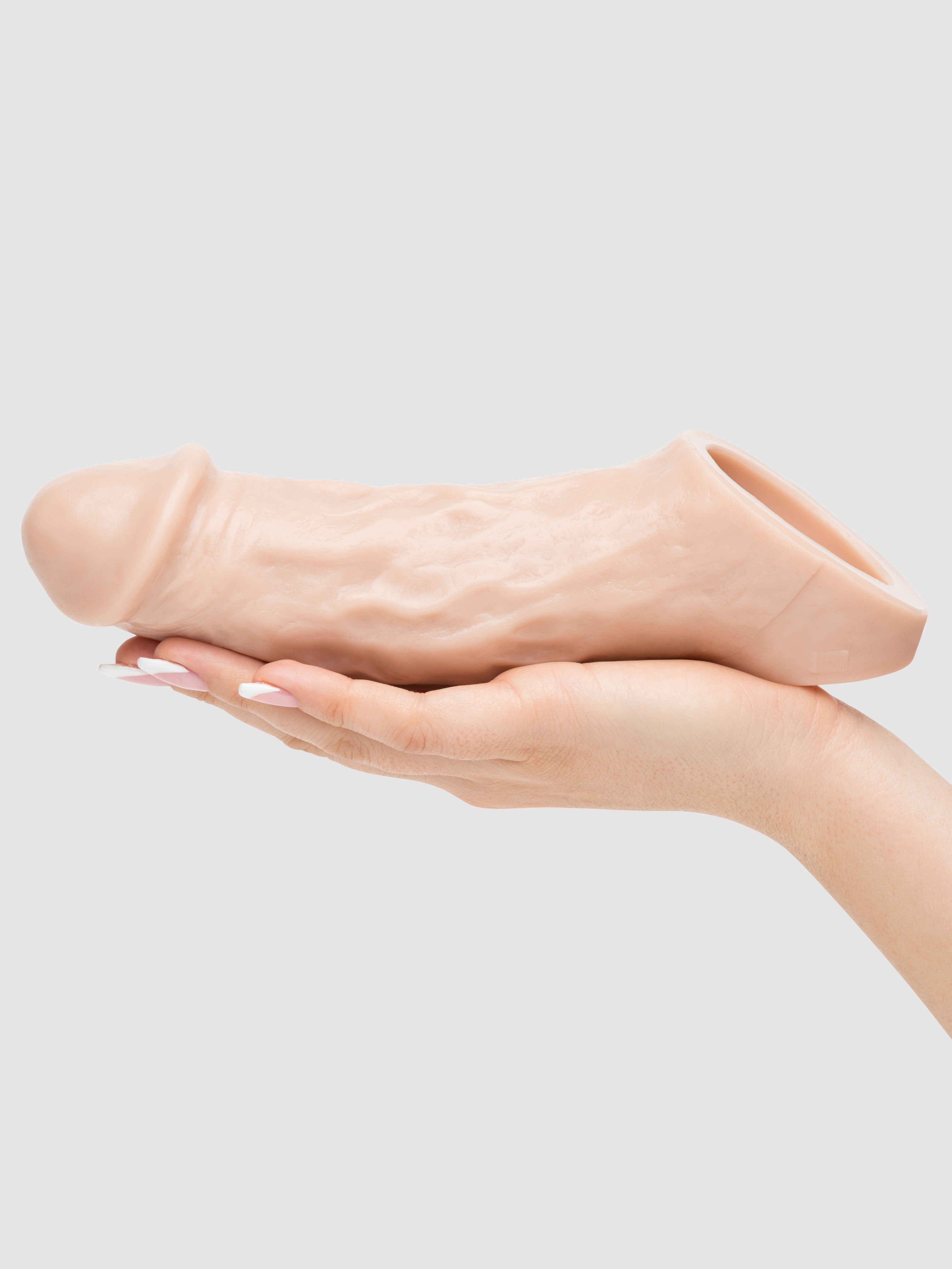 Vixen VixSkin Colossus Silicone Penis Extender 7 Inch, Flesh Pink, hi-res