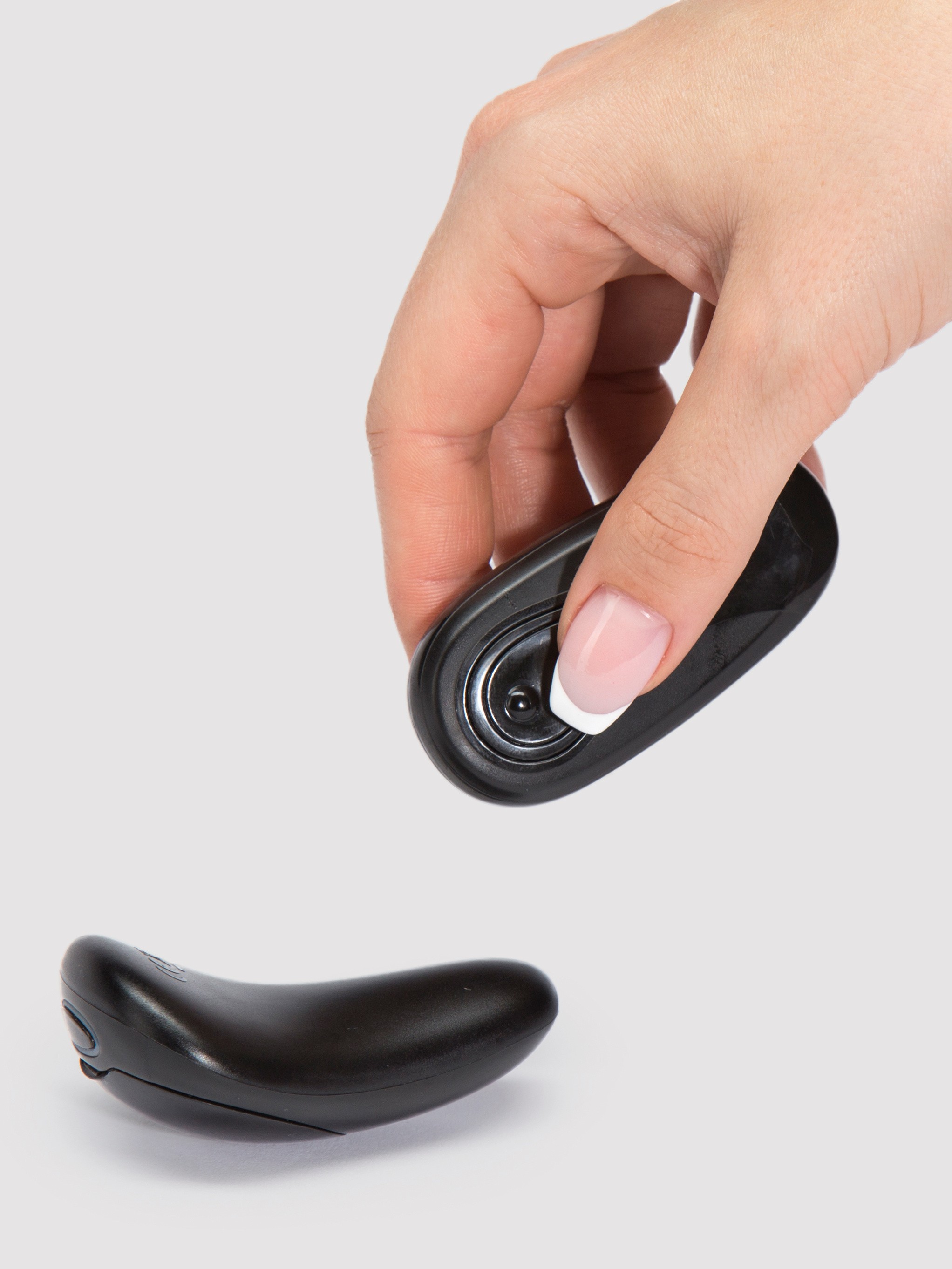 Secrets 5 Function Remote Control Vibrating Lace Thong, Black, hi-res