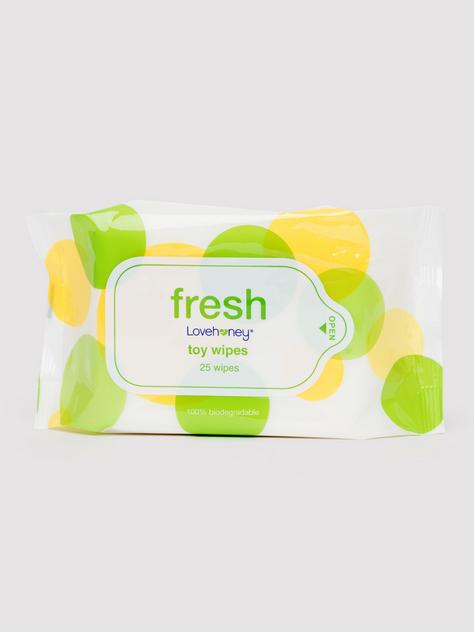 Lovehoney Fresh biologisch abbaubare Sextoy-Reinigungstücher (25er Pack), , hi-res