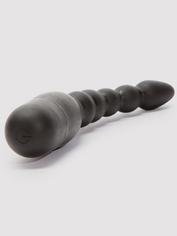 Stimulateur de prostate vibrant perlé silicone Magic Missile, Noir, hi-res