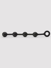 Cannonballs Large Silicone Anal Beads, Black, hi-res