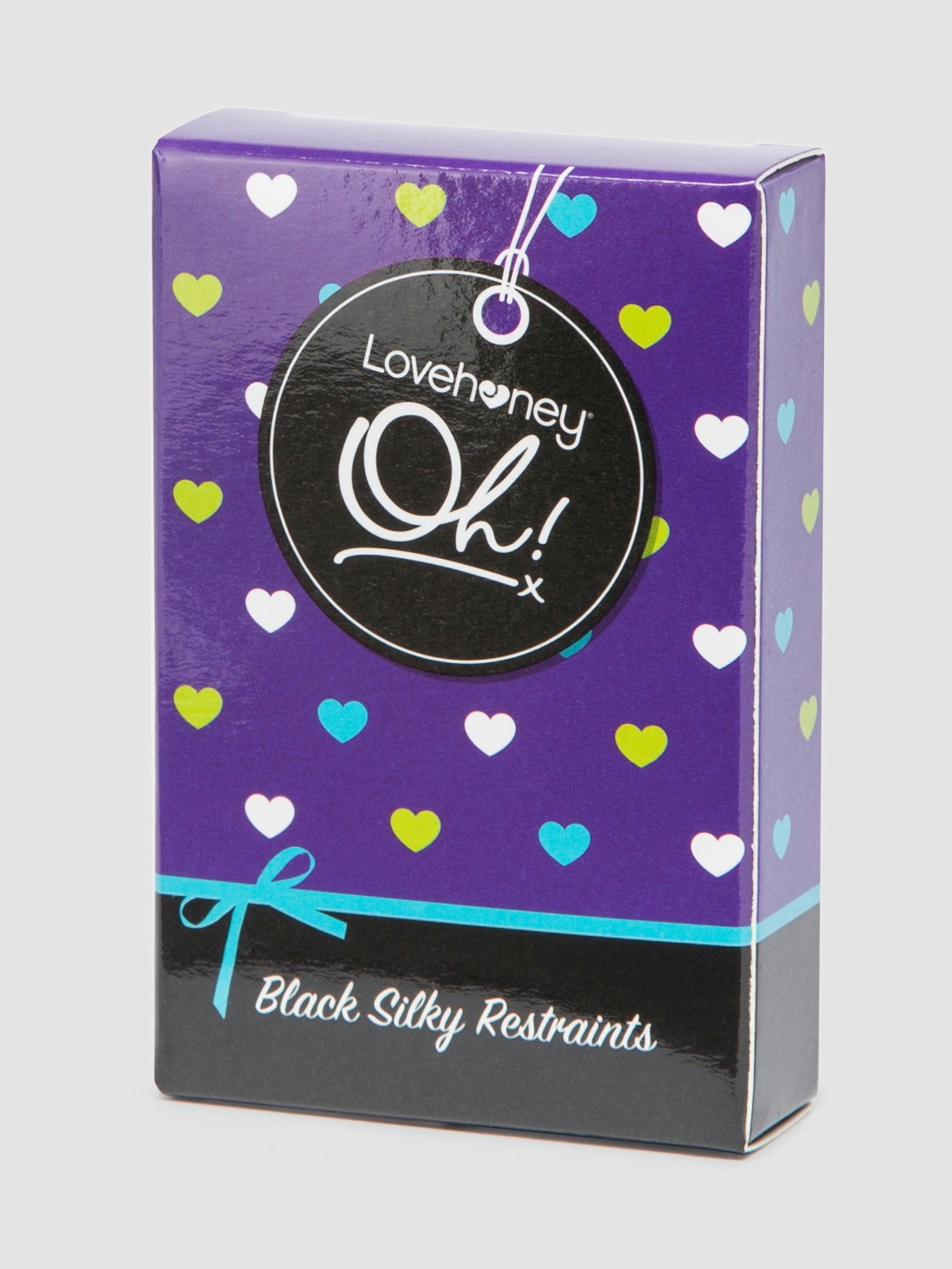 Lovehoney Oh! Silky Bondage Restraints, Black, hi-res