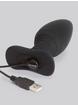 Nexus Ace Large Extra Quiet Remote Control Vibrating Butt Plug 5 Inch, Black, hi-res