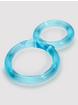 Screaming O Ofinity Stretchy Double Cock Ring, Blue, hi-res