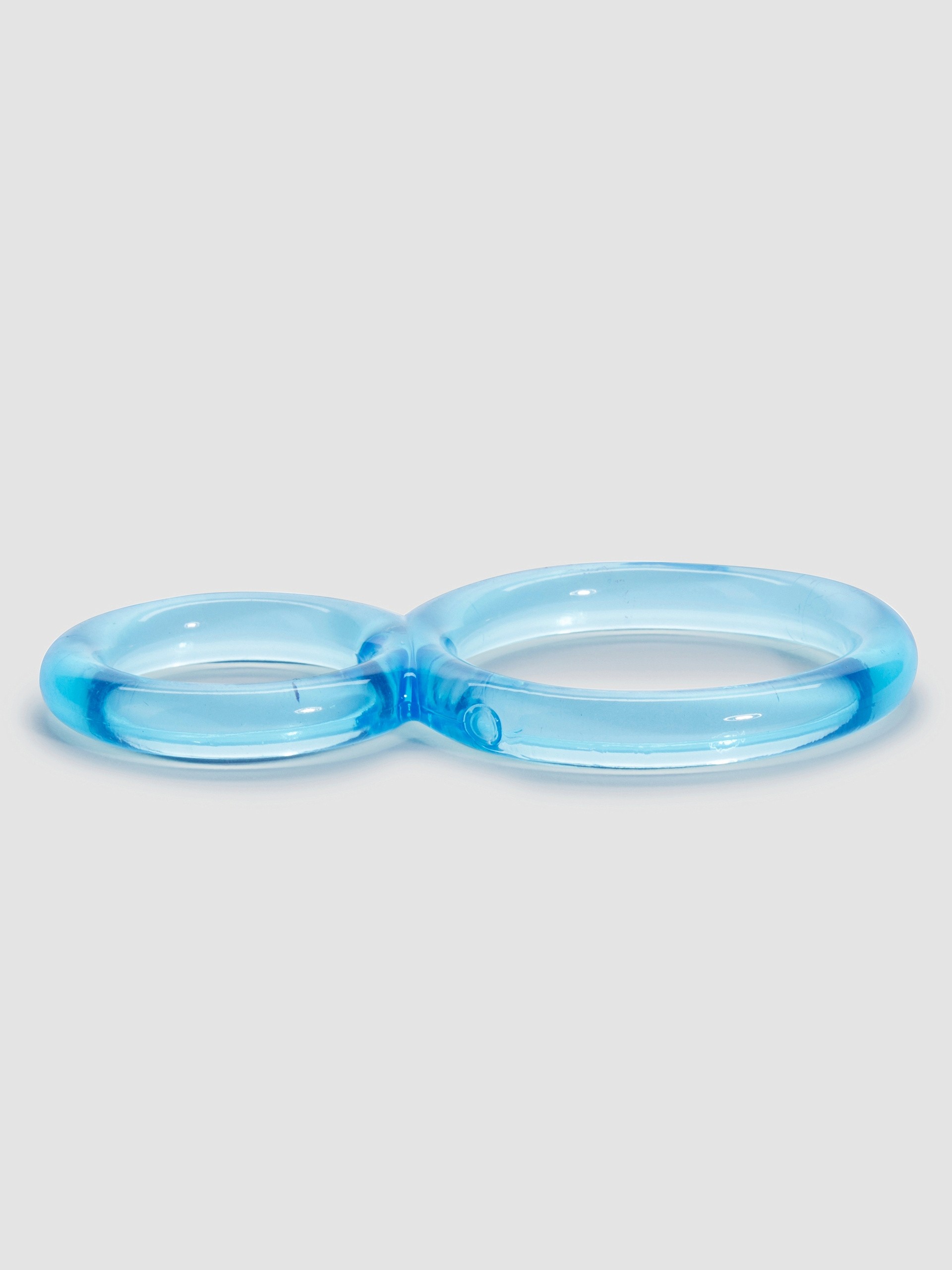 Screaming O Ofinity Stretchy Double Cock Ring, Blue, hi-res