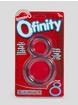 Screaming O Ofinity Stretchy Double Cock Ring, Blue, hi-res