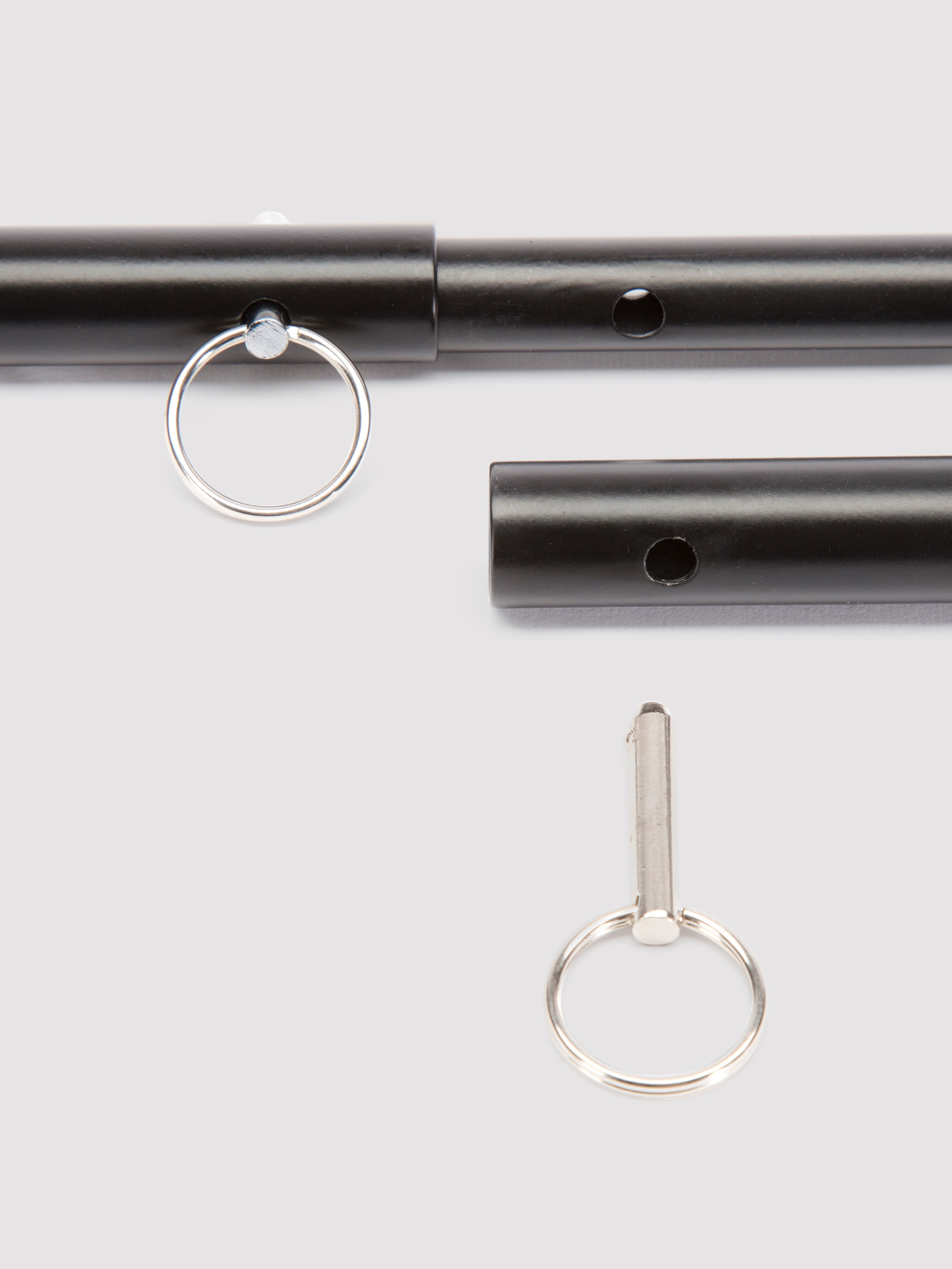 Bondage Boutique Expandable Spreader Bar, Black, hi-res