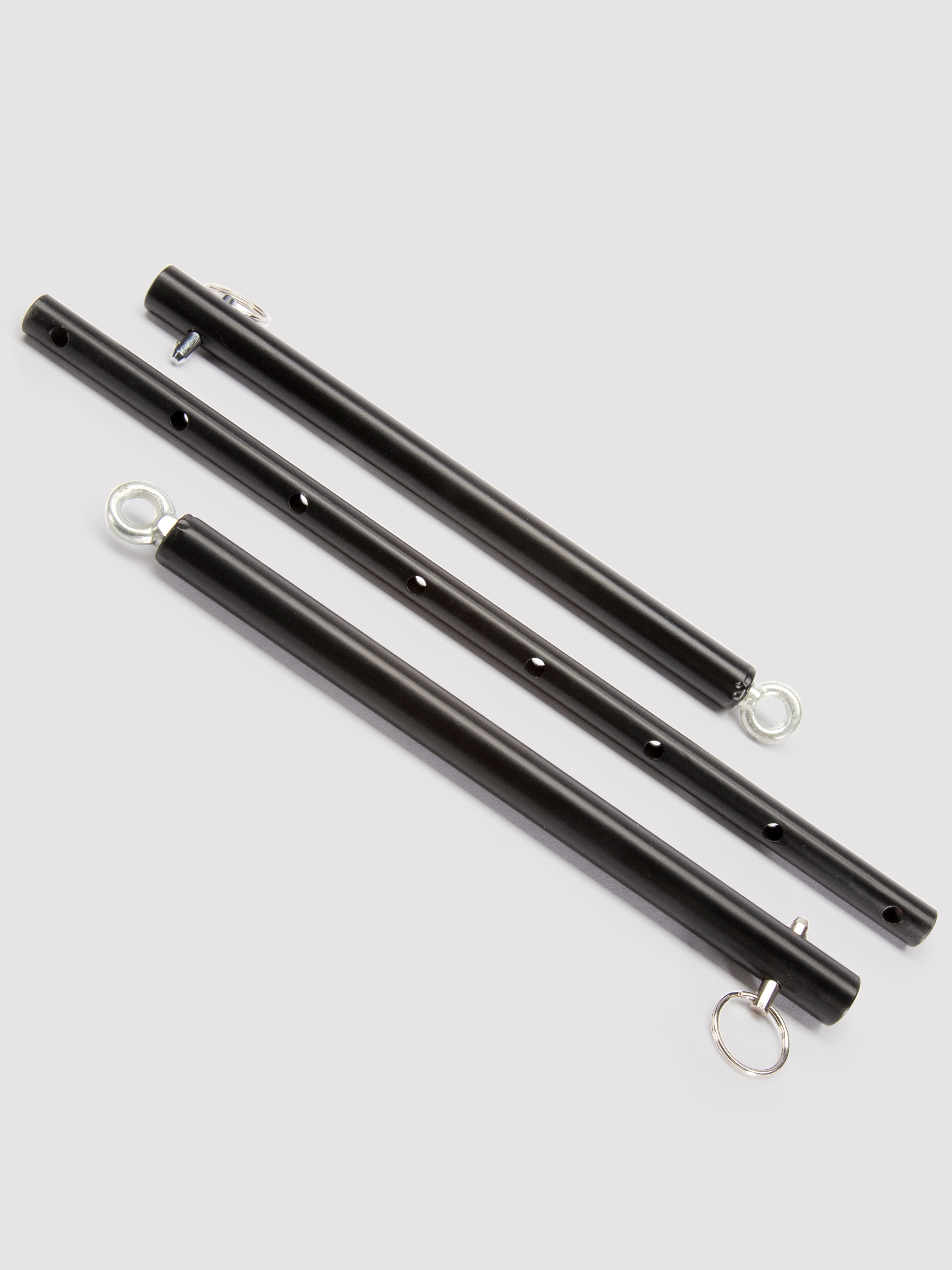 Bondage Boutique Expandable Spreader Bar, Black, hi-res
