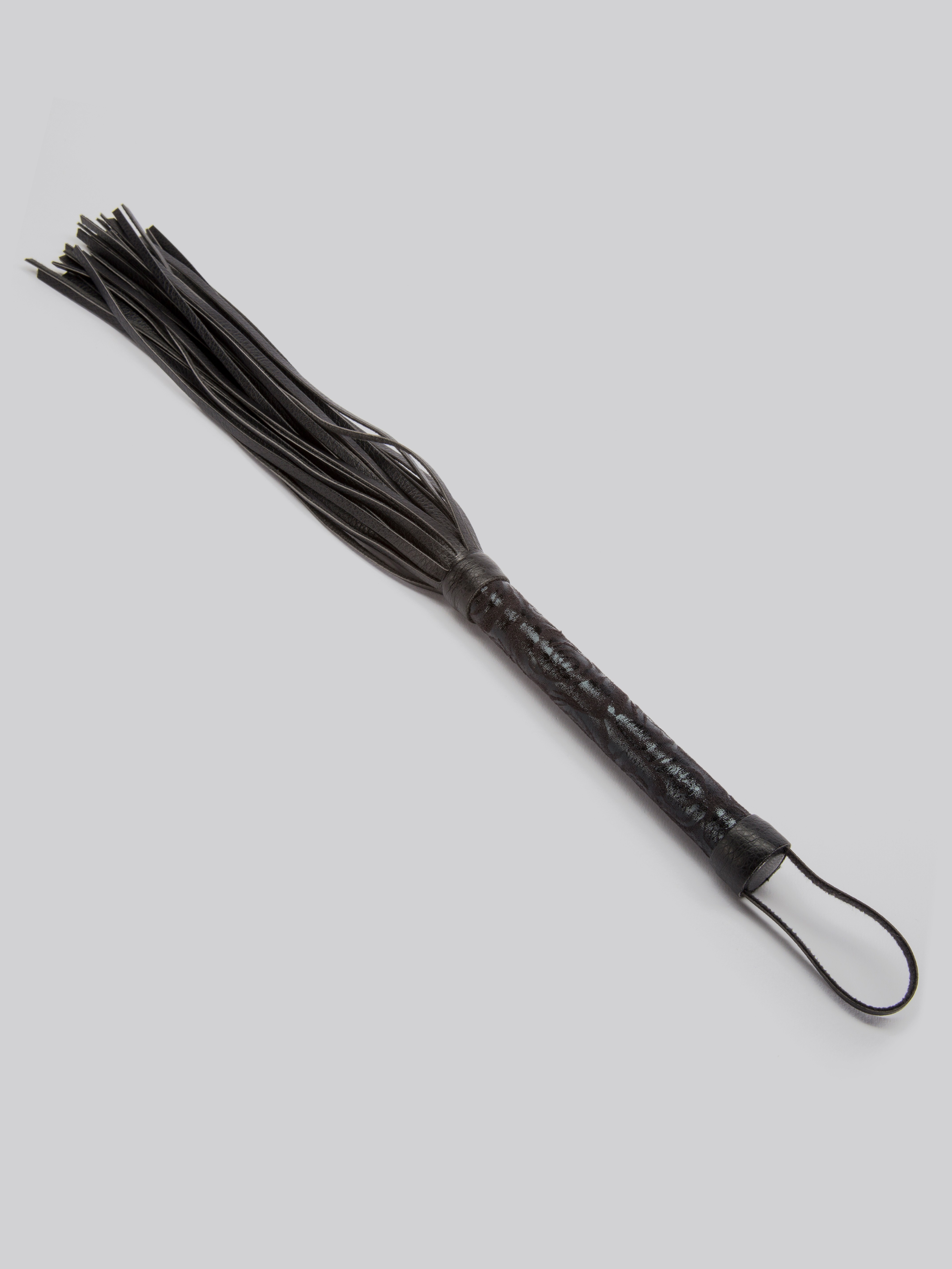Bondage Boutique Black Rose Beginner's Flogger, Black, hi-res