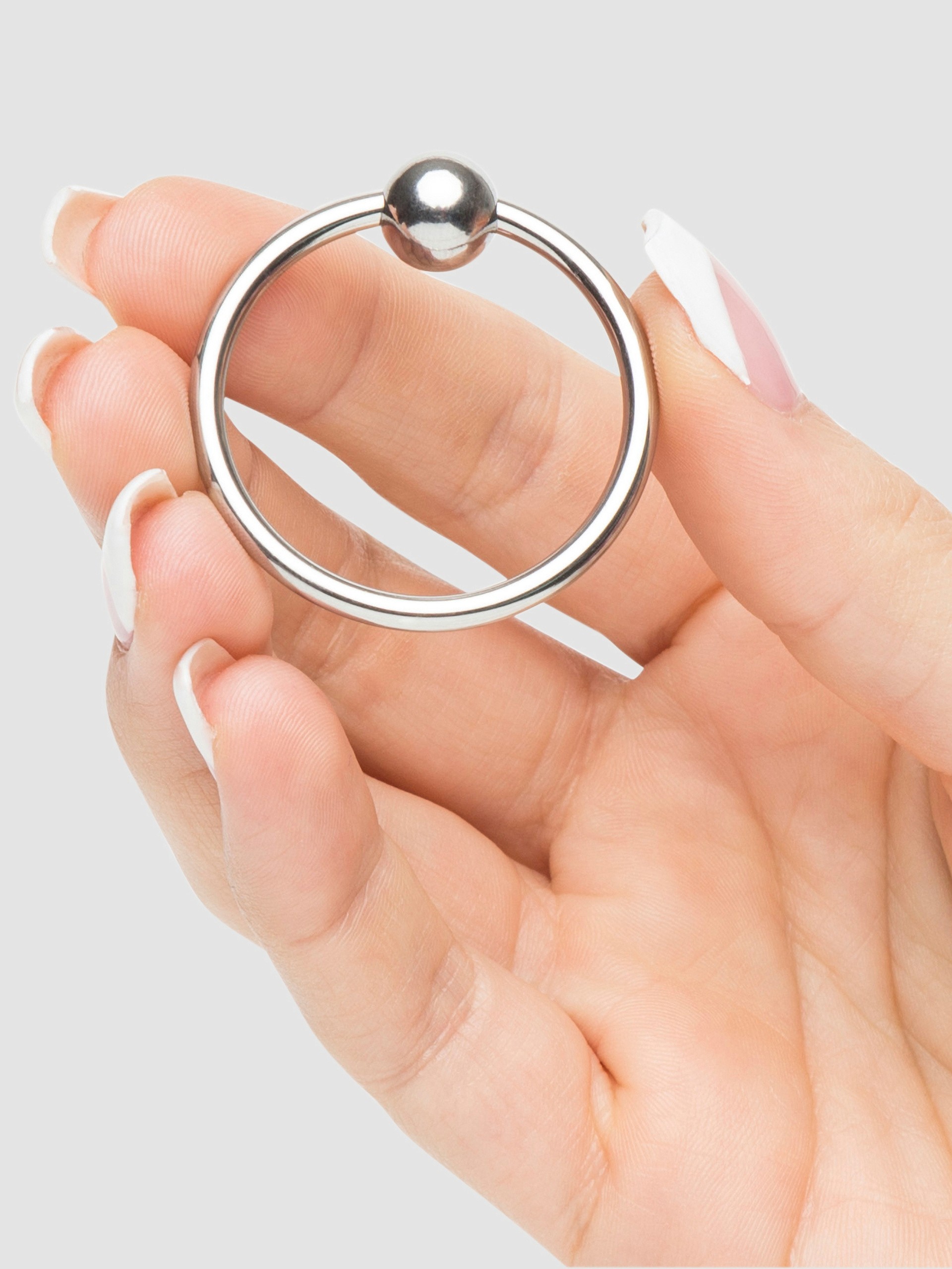 DOMINIX Deluxe Steel Glans Ring, Silver, hi-res