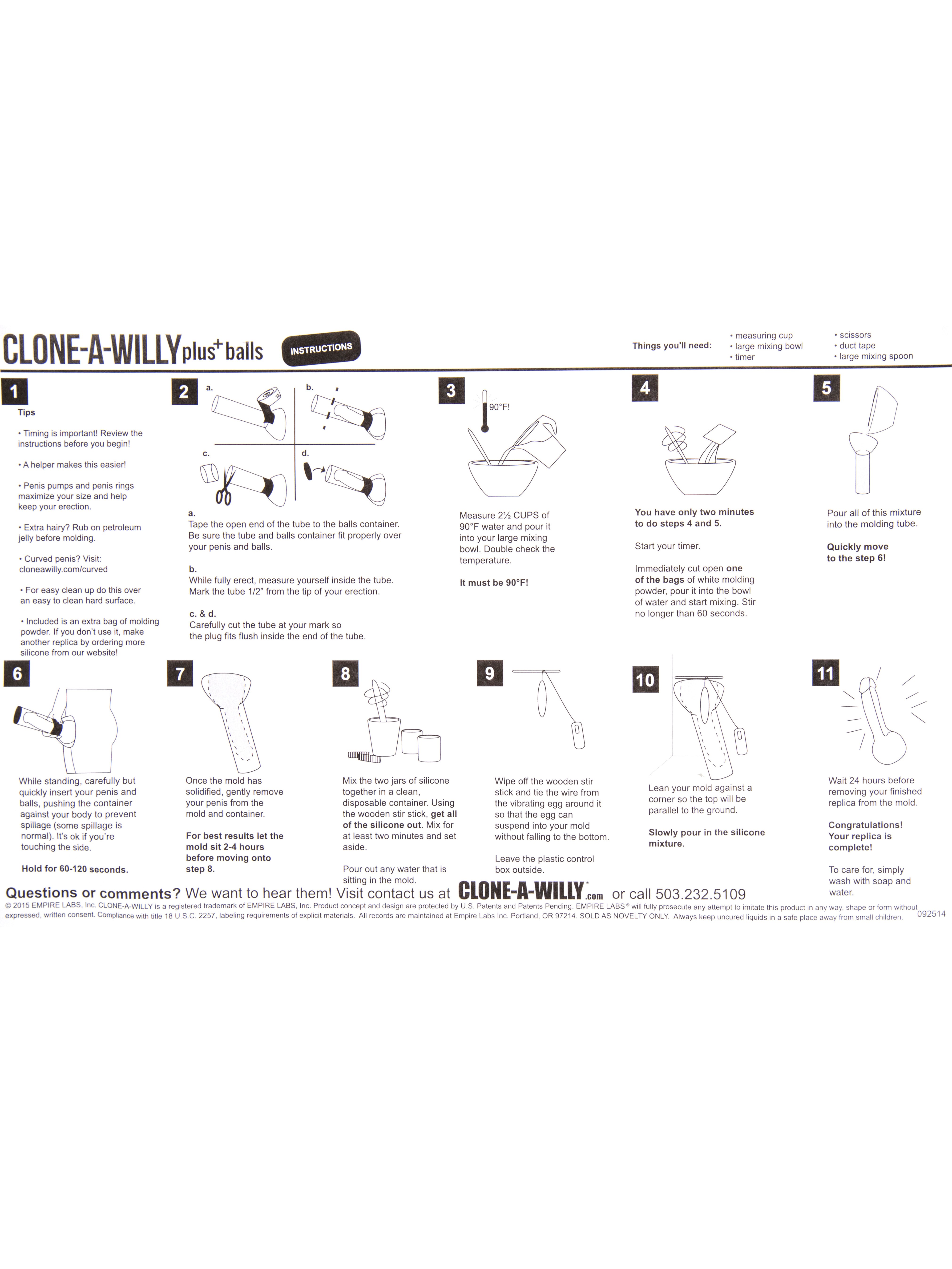 Clone-A-Willy and Balls Vibrator Molding Kit, Flesh Pink, hi-res