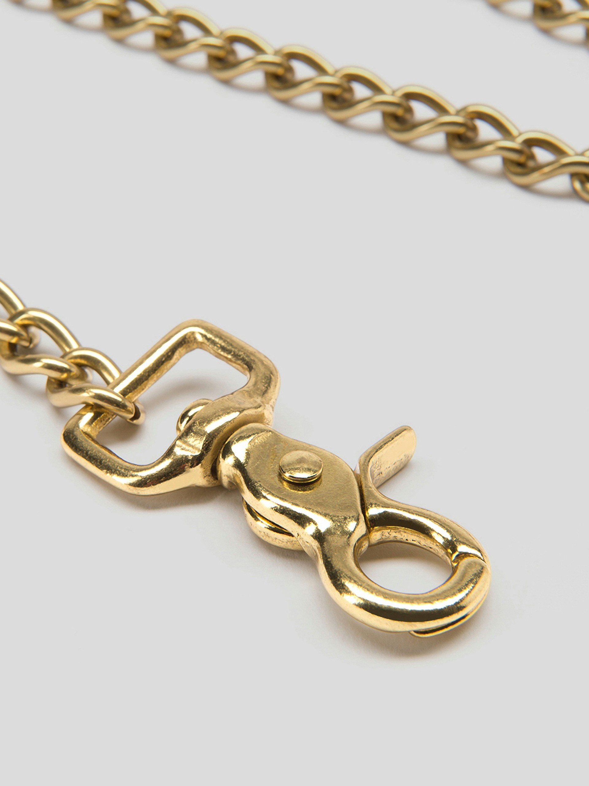 Coco de Mer Brown Leather Lead, Brown, hi-res