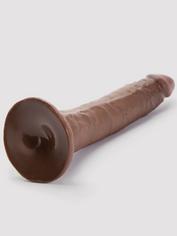 King Cock Realistic Suction Cup Dildo 7.5 Inch, Flesh Brown, hi-res