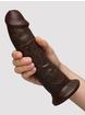 King Cock Girthy Ultra Realistic Suction Cup Dildo 8.5 Inch, Flesh Brown, hi-res
