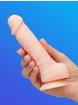 Lifelike Lover Luxe Realistic Silicone Dildo 6 Inch, Flesh Pink, hi-res