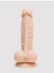 Lifelike Lover Luxe Realistic Silicone Dildo 6 Inch, Flesh Pink, hi-res