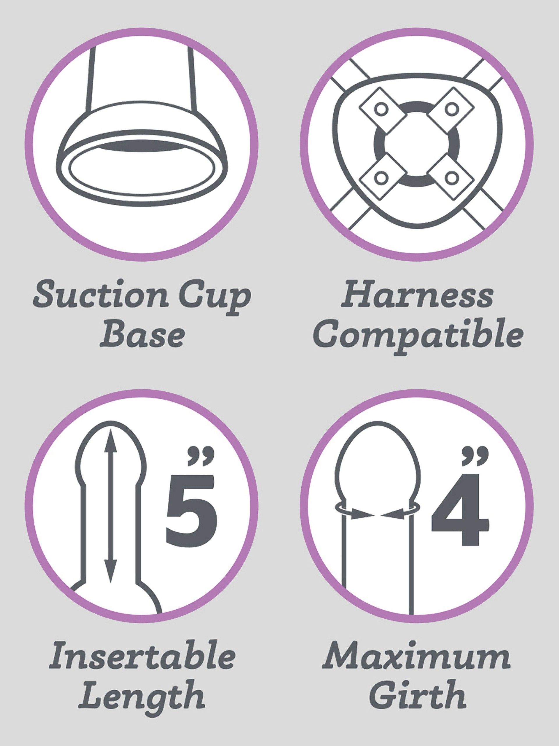 Lifelike Lover Luxe Realistic Silicone Dildo 6 Inch, Flesh Pink, hi-res