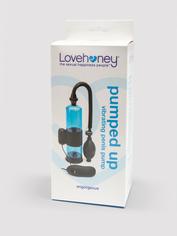 Lovehoney Pumped Up 7 Function Vibrating Penis Pump, Blue, hi-res