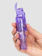 Pocket Party Rocket Rabbit Ears Clitoral Vibrator, Purple, hi-res