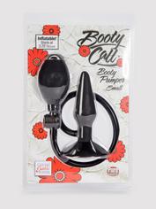 Booty Call Small Silicone Inflatable Butt Plug 4 Inch, Black, hi-res