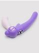 Lovehoney Double Delight Adjustable Vibrating Strapless Strap-On Dildo, Purple, hi-res