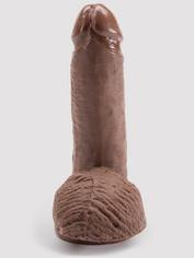 King Cock Ultra Realistic Suction Cup Dildo with Balls 5.5 Inch, Flesh Brown, hi-res