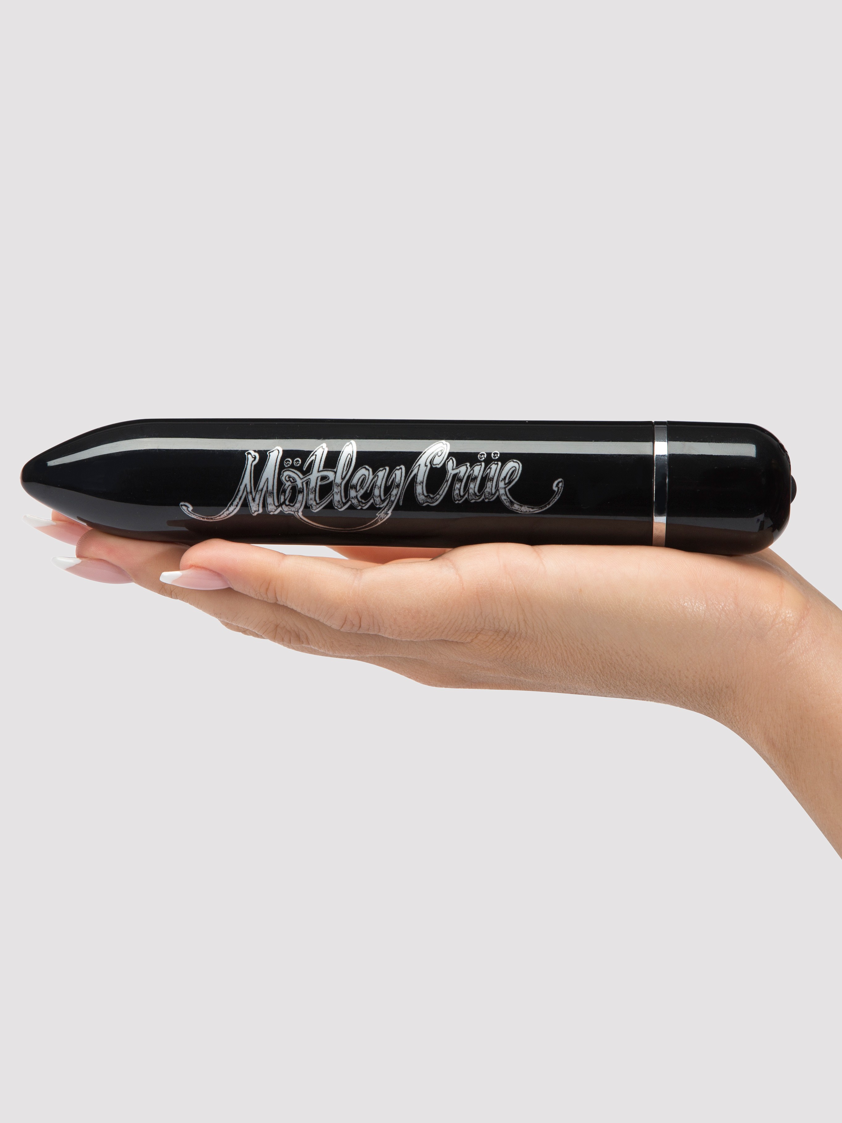 M&ouml;tley Cr&uuml;e Dr Feelgood 7 Function Vibrator 6 Inch, Black, hi-res