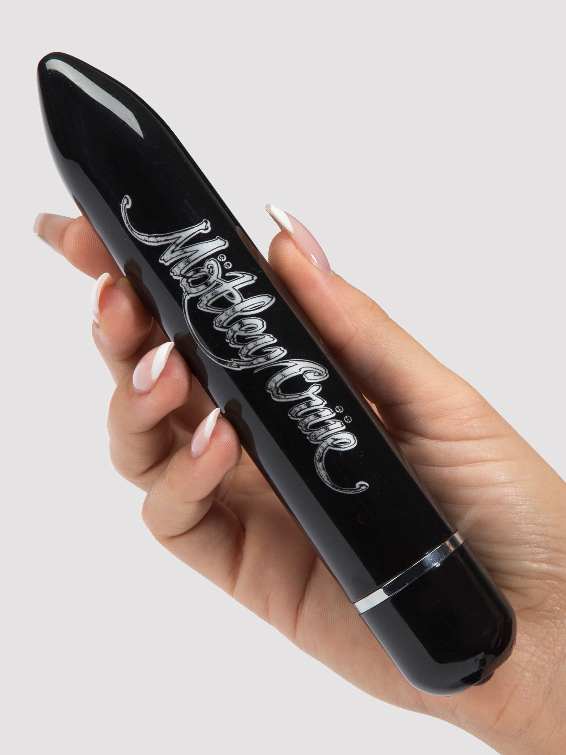 M&ouml;tley Cr&uuml;e Dr Feelgood 7 Function Vibrator 6 Inch, Black, hi-res