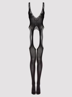 Lovehoney Pure Lust Plunging Crotchless Bodystocking
