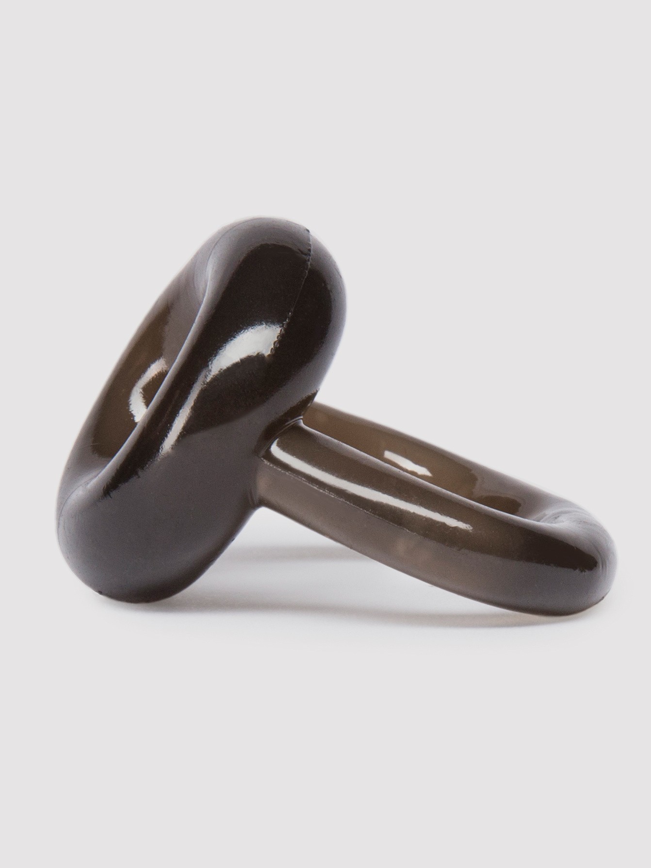 Lovehoney Performance Enhancer Double Stamina Ring, Black, hi-res