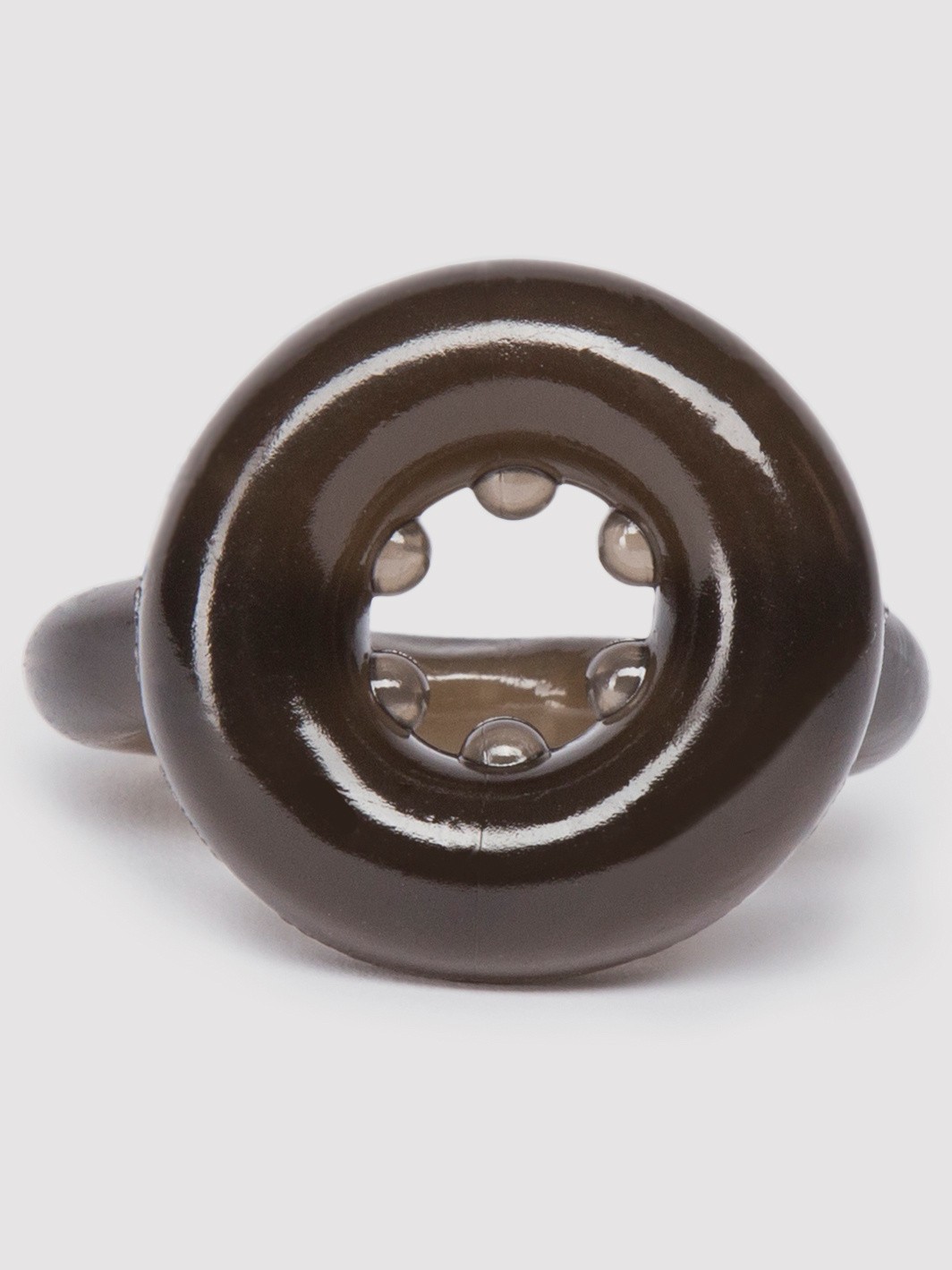 Lovehoney Performance Enhancer Double Stamina Ring, Black, hi-res