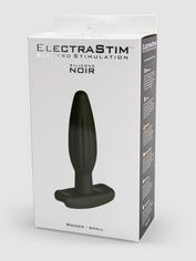 ElectraStim Bi-Polar Electrosex Silicone Noir Rocker Small Butt Plug, Black, hi-res