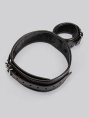 DOMINIX Deluxe Leather Wrist to Thigh Restraint, Black, hi-res